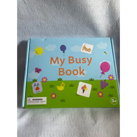 My Busy Book for toddlers 3+Learnng,Sensory Book Educational - Picture 1 of 9
